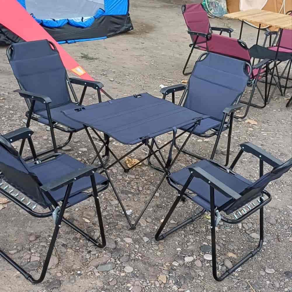 ست میز و صندلی مسافرتی مدل پلاس